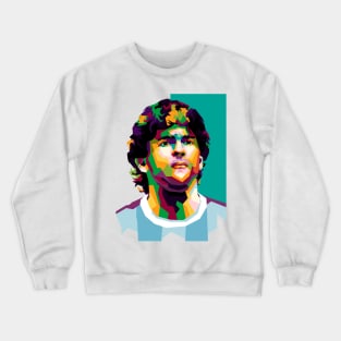 Argentina Football In Pop Art Crewneck Sweatshirt